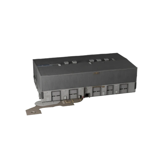 Schiffswerft Lagerhaus 3D-Modell für Unreal - Echtzeit-Asset