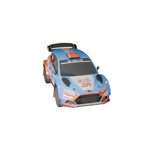 Готовый к игре раллийный автомобиль 3D-модель для использования в реальном времени PBR-ресурс (Legacy)