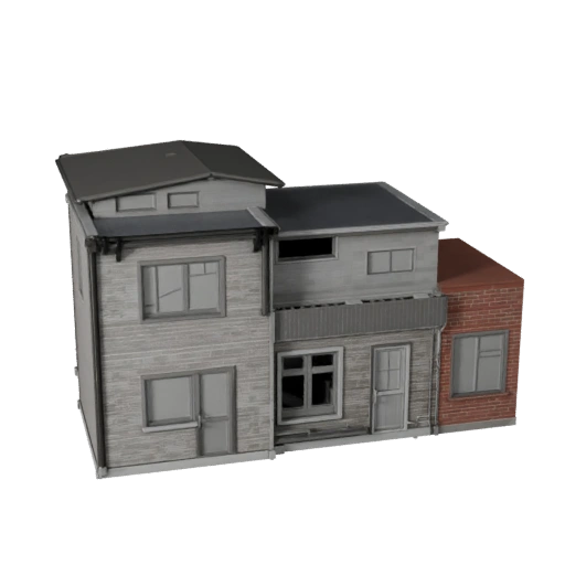 بيت وحدات عالي الدقة 3D موديل للتصور المعماري