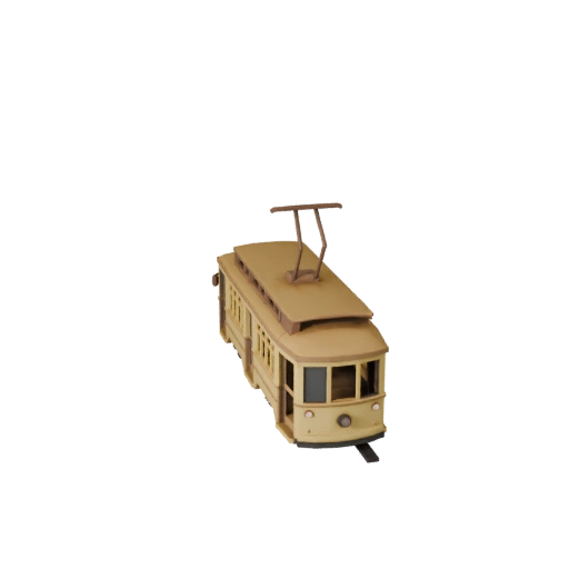عربة ترام قديمة قابلة للطباعة نموذج STL ثلاثي الأبعاد للمقتنيات