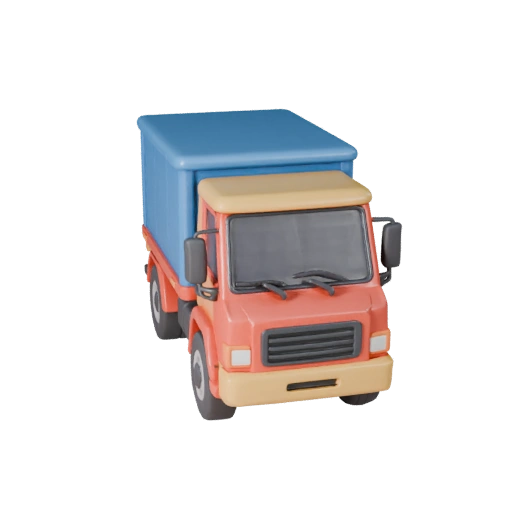 Мультяшный эвакуатор 3D модель для стилизованных игр, PBR-ресурс