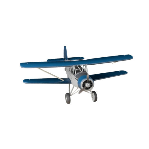 Винтажный гидросамолет 3D модель для Unreal Engine - Готов к игре