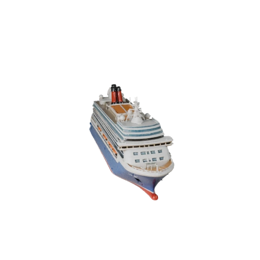 3D модель круизного лайнера для Blender и игр - Реалистичный PBR