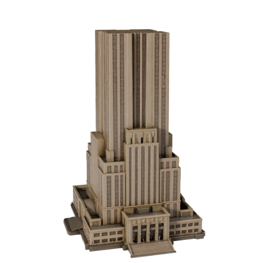 Modello 3D Empire State Building - Asset Realistico per Archviz