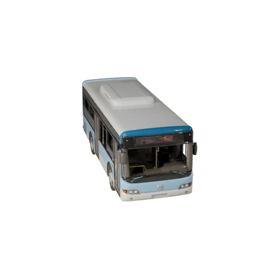 3D модель городского автобуса для Blender и игр - PBR ресурс (Legacy)