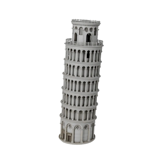 Schiefer Turm von Pisa 3D Modell für Unity - Spiel-Asset