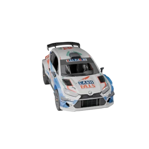 Печатный раллийный автомобиль STL 3D модель - Дисплей и Коллекционирование