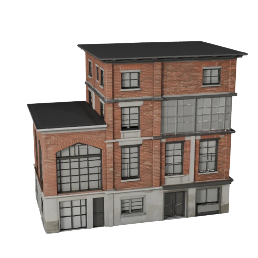 Mediterranes Haus 3D-Modell für Unreal - Echtzeit-Asset