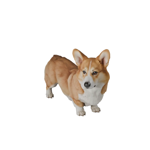 Реалистичная 3D модель собаки корги - rigged PBR ассет для игр | PBR