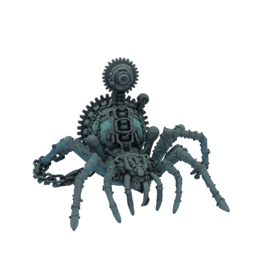 Миниатюра паука-зверя в стиле темного фэнтези STL