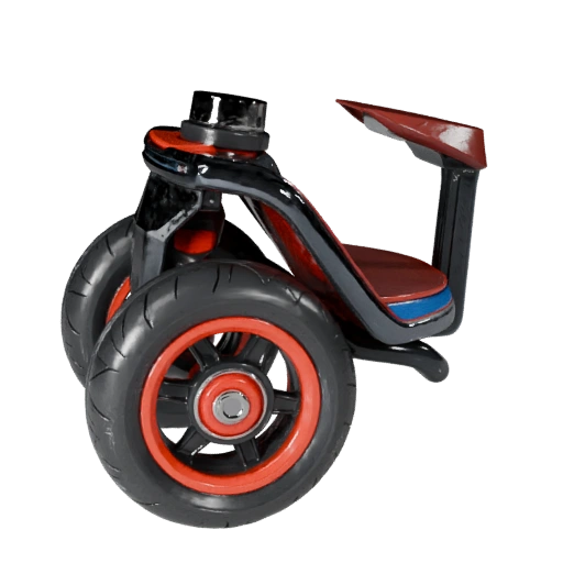 Высокополигональная 3D модель самоката для студийных рендеров, PBR актив