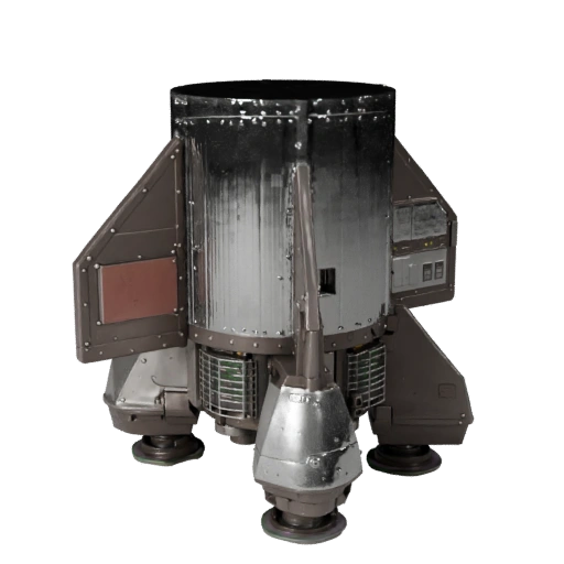 3D модель ракеты для Blender и игр - Реалистичный PBR ассет