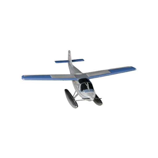 Гидросамолет 3D Модель для Unreal Engine - Готовый к игре Ассет