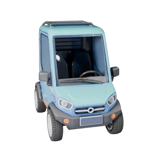 Печатный компактный автомобиль STL 3D модель для коллекционных предметов и