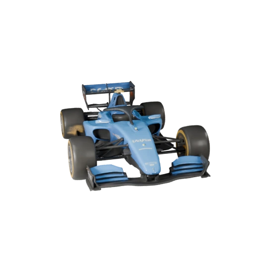 3D модель гоночного болида для Unity - Низкополигональный игровой ассет (Legacy)