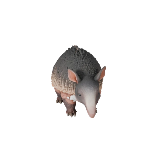 Реалистичный 3D модель броненосца - rigged PBR ассет для игр | PBR