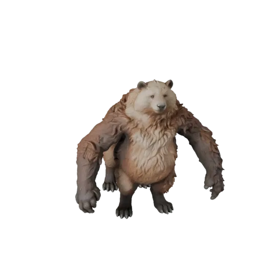 3D модель носорога, вид сбоку, рендер дикой природы, готовый для Blender ассет животного с четкой анатомией, естественной мас