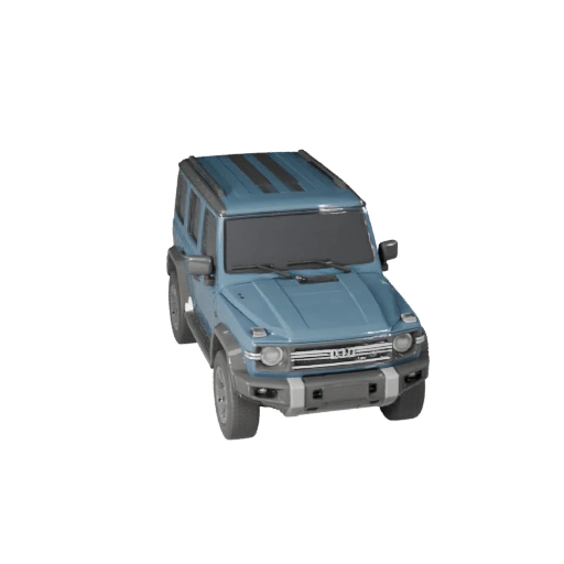 Утилитарный внедорожник 3D модель для Unity - Низкополигональный игровой ассет (Legacy)