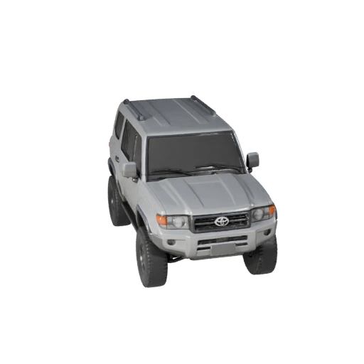 Внедорожник в стиле Toyota 3D модель для Blender и игр -