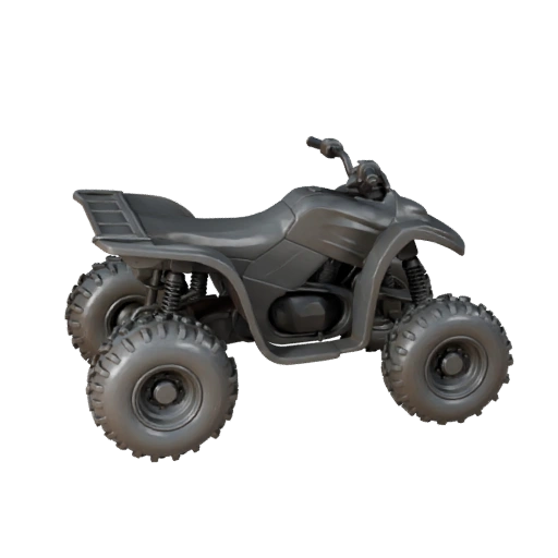 Печатный квадроцикл STL 3D модель для коллекционных предметов и