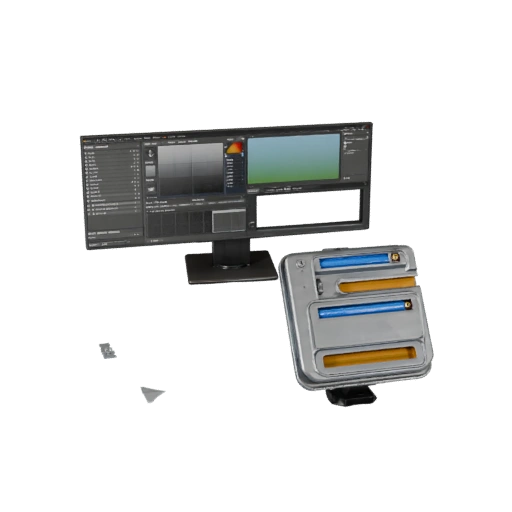 3D модель приборной панели для Blender - готовый к рендерингу ассет