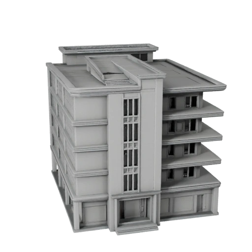 Druckbares Eco Haus STL 3D-Modell - Skalen-Asset für Maßstabsmodelle