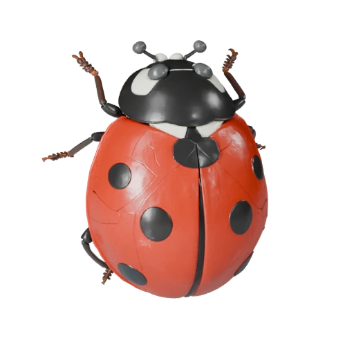 Реалистичная 3D модель божьей коровки - rigged PBR ассет для игр | PBR