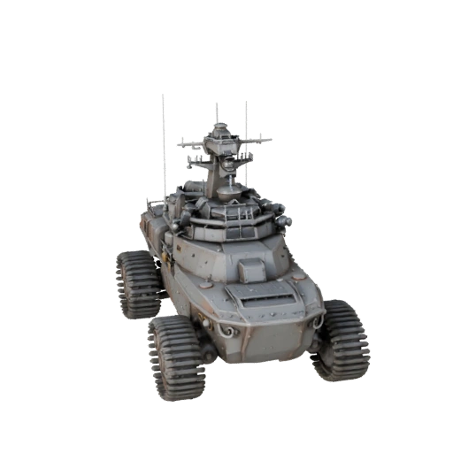 3D модель военного корабля-разрушителя для Blender - Реалистичный PBR