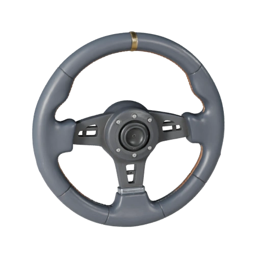 3D модель руля для Blender и игр - PBR ассет