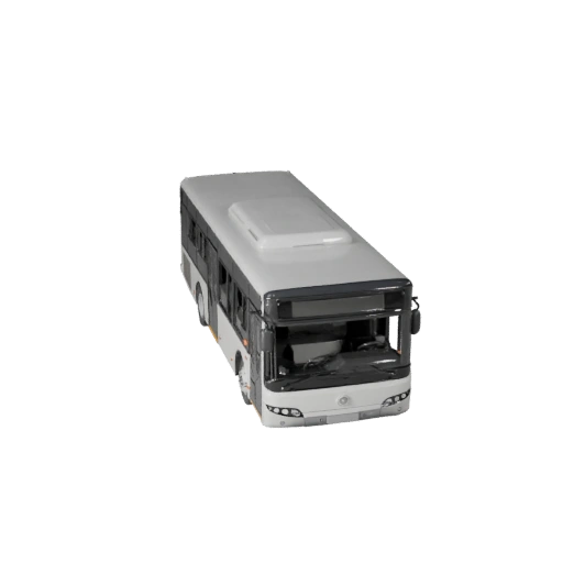 3D модель городского автобуса для Unity - Низкополигональный игровой ассет Pro