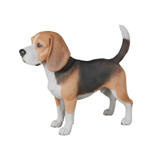 3D модель бигля для Blender - PBR ассет с текстурами | PBR