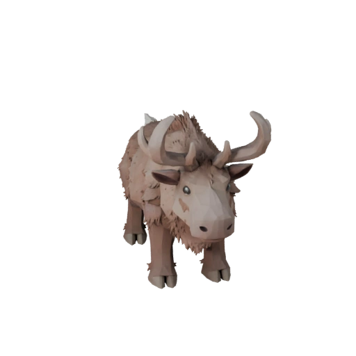 Низкополигональный Северный олень 3D Модель - Игровой ассет для Unity с FBX | Бесплатно