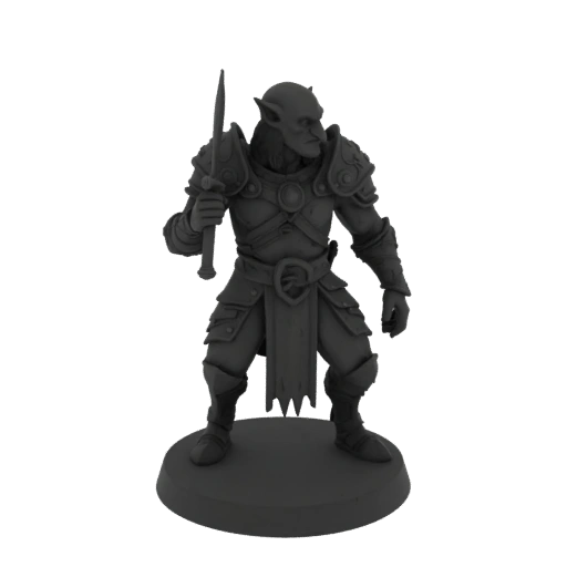 Фэнтези Древний Гоблин Лучник Миниатюра STL - Выслеживание