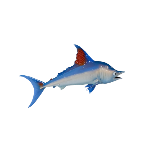 Мультяшный марлин 3D модель - стилизованный ассет для анимации | PBR