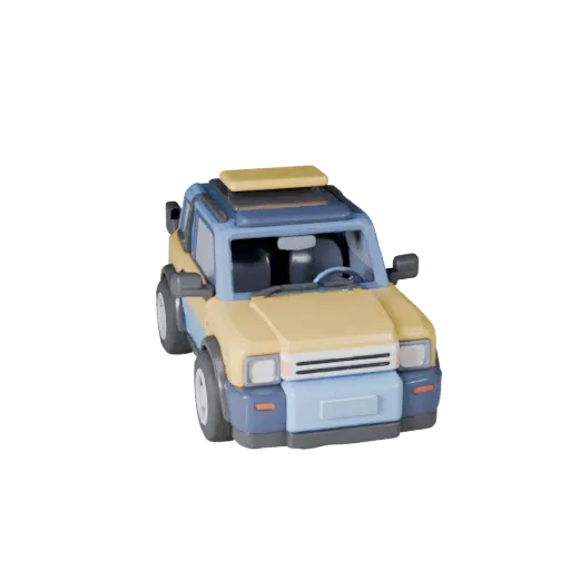 Городской автомобиль 3D модель для Blender - Готовый к рендерингу ассет