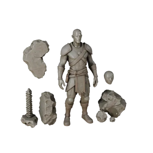 Реалистичный 3D персонаж Мага Командования, вид в окне движка, готовый для Unreal Engine ассет с Realistic Command Mage Chara