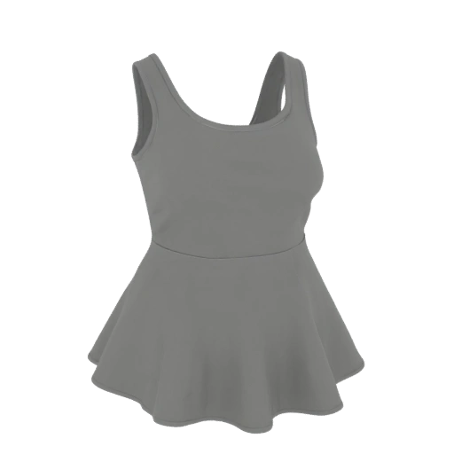 Printable Mini Dress STL 3D Asset for FDM Printers