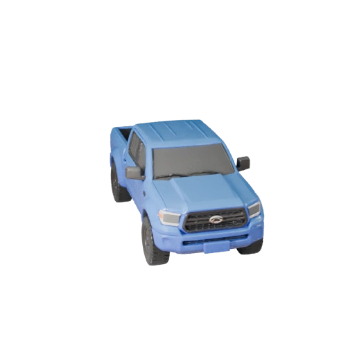 Печатный пикап STL 3D модель для коллекционных предметов и