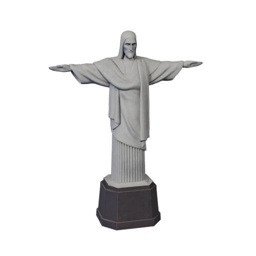 نموذج ثلاثي الأبعاد للمسيح الفادي لـ Unreal - أصل في الوقت الفعلي