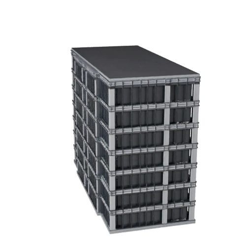 Facciata a Muro Tenda Stampabile STL Modello 3D - Asset in Scala