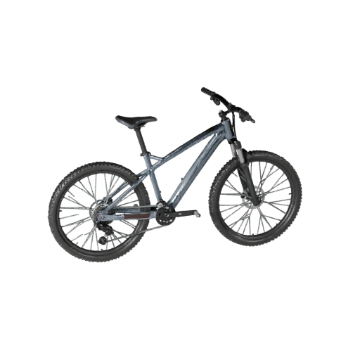 3D модель горного велосипеда для Unity - Низкополигональный игровой ассет