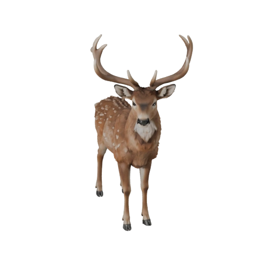 Реалистичный олень 3D модель - rigged PBR ассет для игр | Royalty-Free