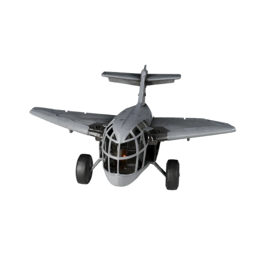 Avião de Alto Poligonagem 3D para Renderizações de Estúdio Ativo PBR
