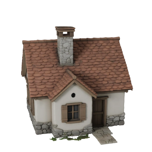 Modello 3D Casetta - Asset Realistico Archviz per Architettura