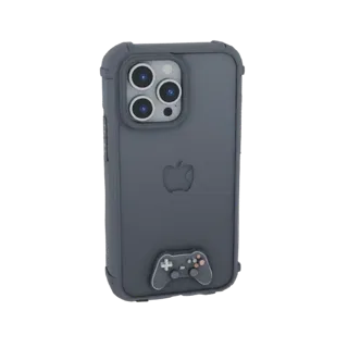 3D модель чехла для iPhone 13 Pro с миниатюрным игровым контроллером, вид сзади