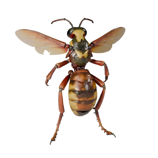 Реалистичная 3D модель осы - rigged PBR ассет для игр | Royalty-Free