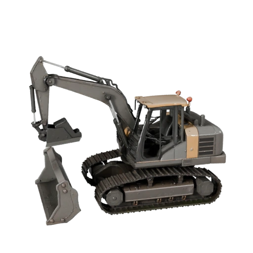 3D модель асфальтоукладчика для Unreal Engine - Готов к игре