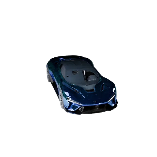 3D модель гиперкара для Blender и игр - PBR ассет