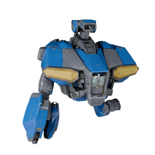 Высокополигональный механический ходок 3D модель для студийных рендеров - PBR