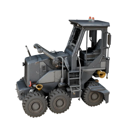 3D модель самосвала для Blender - готовый к рендерингу ассет